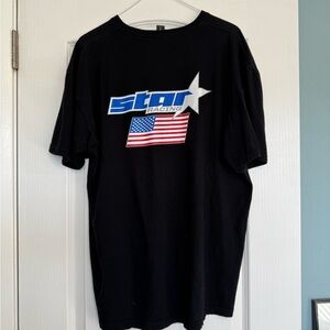 STAR Racing USA American flag Tshirt